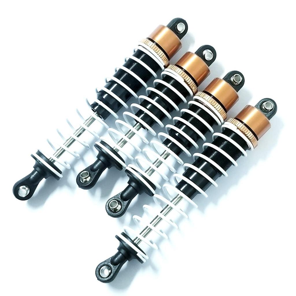 KF RC OP Parts Aluminum Oil Damper Set of 4 for Tamiya DT-02 Buggy Kumamon Version/Super Fighter G/Desert Gator