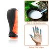 Soft Rubber Cycling Handle Grips Orange Black Electric Scooter Handlebar  Bicycle Parts