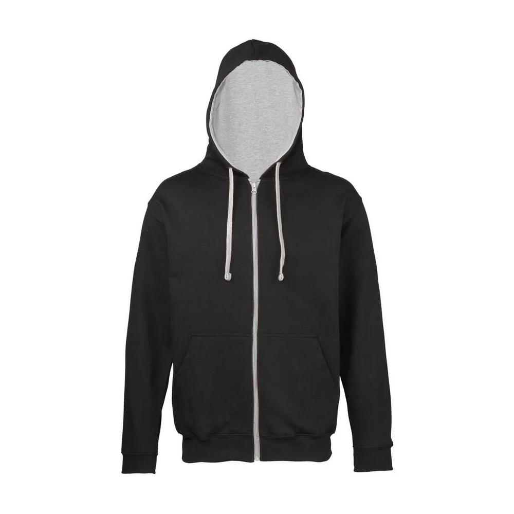 Унисекс толстовка с капюшоном Awdis для взрослых, однотонная, в стиле "varsity"