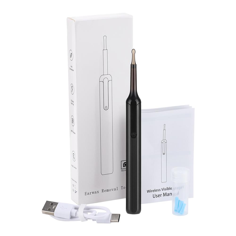 Smart Visual Ear Cleaner HD Ear Sticks Otoscope Type C Charging Endoscope Wax Removal Tool Earpick MIni Camera Health Care Set