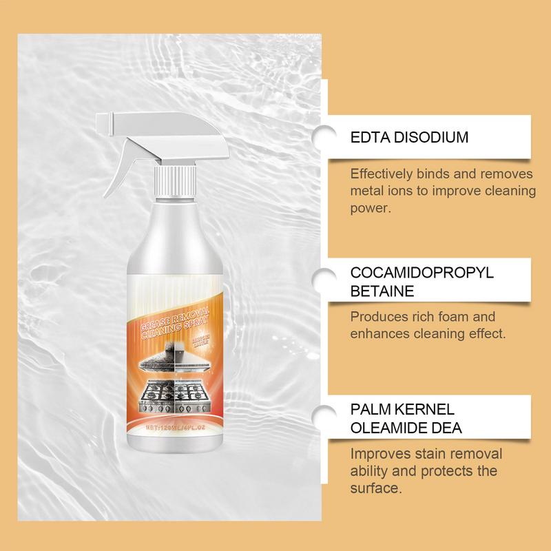Мощный пенный очиститель для кухни, натуральный многоцелевой очиститель, эффективный многофункциональный пенный очиститель-спрей для плиты, духовки