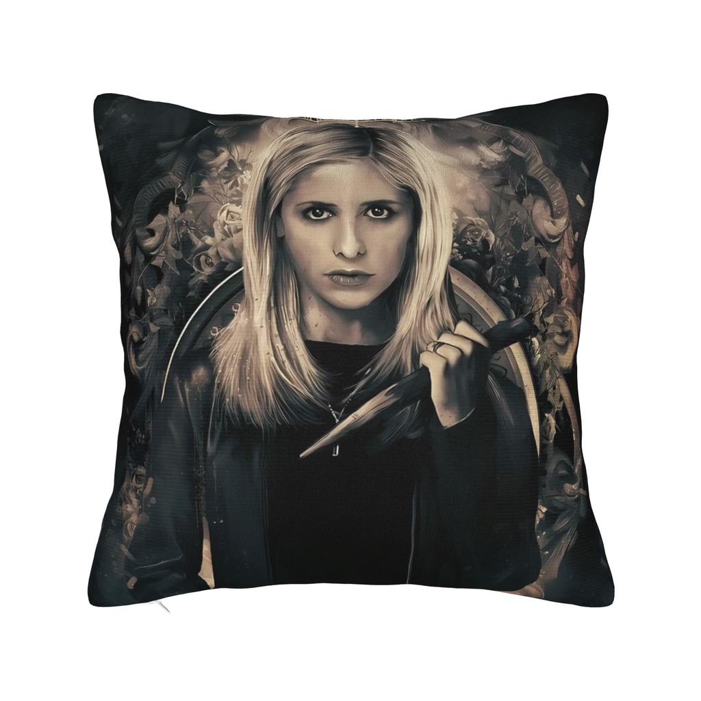 Pillow Case Buffys the V-Vampire Slayer Comfy Pillow Cover For Office Car Home Decor Cute Funny Pillowcases