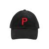 PLAYIAN Small P Logo Buckle Ball Cap - BLACK