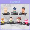 Crayon Enchanting Shinchan Mini Figurines Collection Of 7 Colorful Pvc Toys