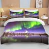 10 Sizes Aurora Borealis View Bedding Collection Duvet Cover Bed Collection Quilt Cover Pillowcase King Queen Size Bedding Collection Adult