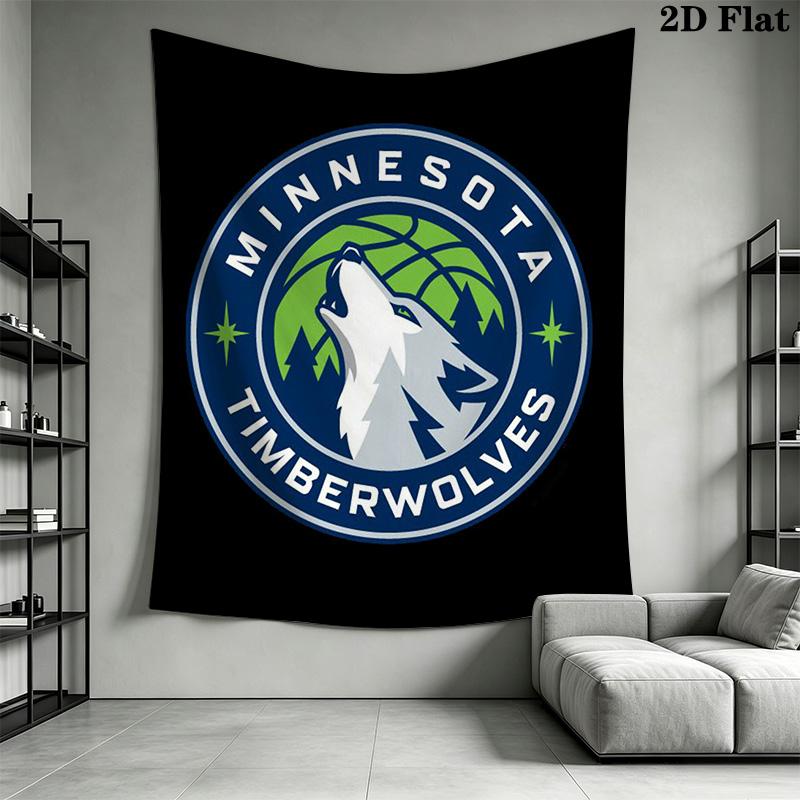 Minnesota Timberwolves Logo Threepiece Set 1 Duvet Cover 2 Pillowcase Without Core Duvet Cover And Pillowcase Christmas Birthday Gift