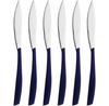 Набор ножей для стейка Glamour, темно-синие, 6 шт (GLBU-021F35/6)