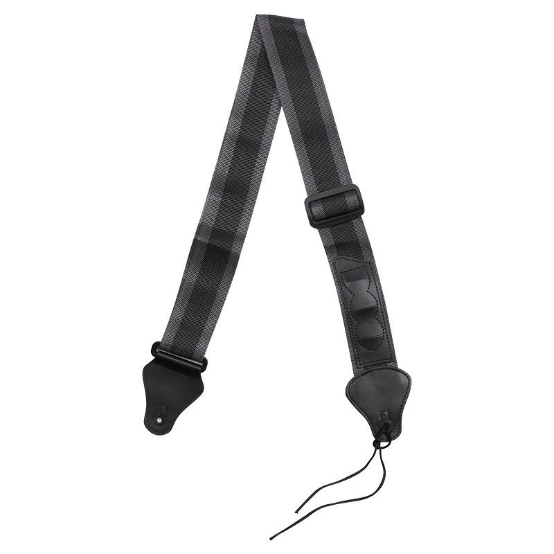 Регулируемый кожаный и тканевый гитарный ремень в этническом стиле с различными узорами для акустических и бас-гитар