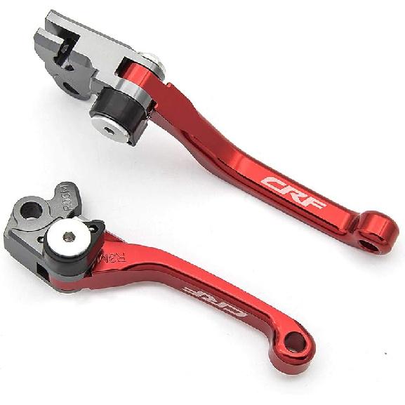 Рычаги сцепления и тормоза для питбайка CRF125F CRF 125 F 125FB 2024 2025, складные, CNC, красные
