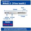 SIQICNC Right Hand Thread Tap HSS Machine Plug Tap Metric Screw Tap Drill Thread Tool M2 M3 M4 M6 M7 M8 M10 M12 M14 Hand Tools