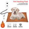 Dogs Cats Electric Heating Pad Winter Warming Bed Mattress 3 Gears Temperature Adjustable 45x45cm Pet Heated Sleeping Mat.
