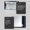 5x Magnification Pull-Out Magnifier Handheld Rectangular Lens Illuminates Magnifier Compact Stretchable LED Magnifier