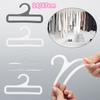 10 шт. Прочный пластиковый нескользящий вешалка для шали, вешалка для шарфа, прямоугольная мини-вешалка