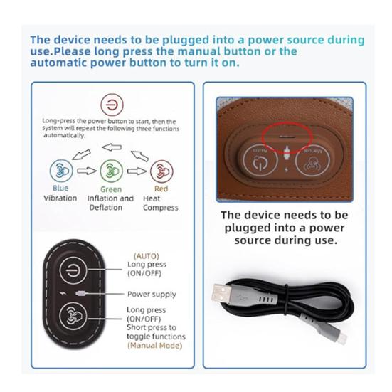Шейная подушка для глубокого расслабления шеи, массажер для шеи 3-в-1 с электроподогревом для коррекции осанки