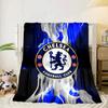 Football Club Emblem lion Blanket Flannel Blanket for bed, sofa, Camping, Hiking, Picnic Essentials, gift for family Fan gifts
