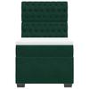 Maison Exclusive - Sommier à lattes de lit et matelas Vert foncé 80x200 cm Velours