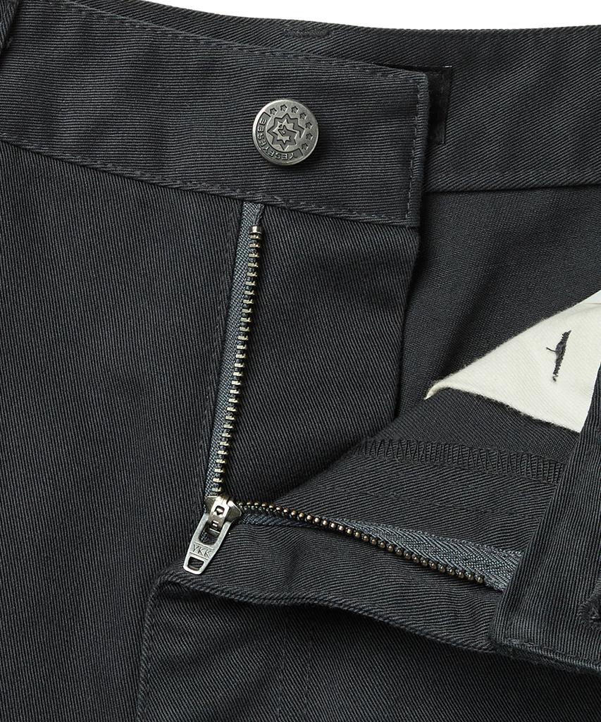 YESEYESEE Side Stripe Work Pants Charcoal