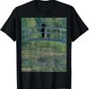 Cat Monets Water Pond Water Lilies Bridge T-Shirt