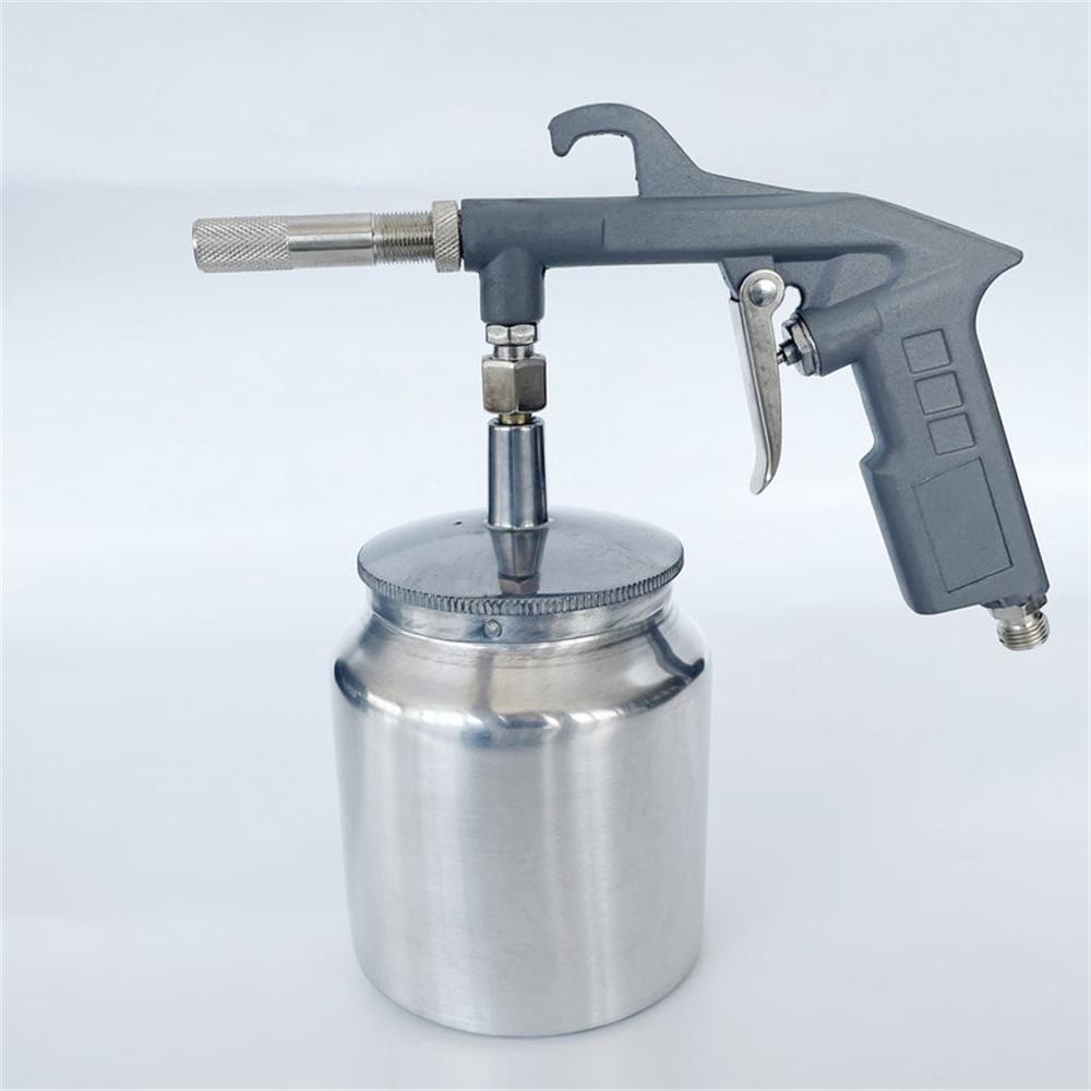 Portable Sand Blaster Blasting Air Gun Tool with 750CC Pot Container 5mm Nozzle
