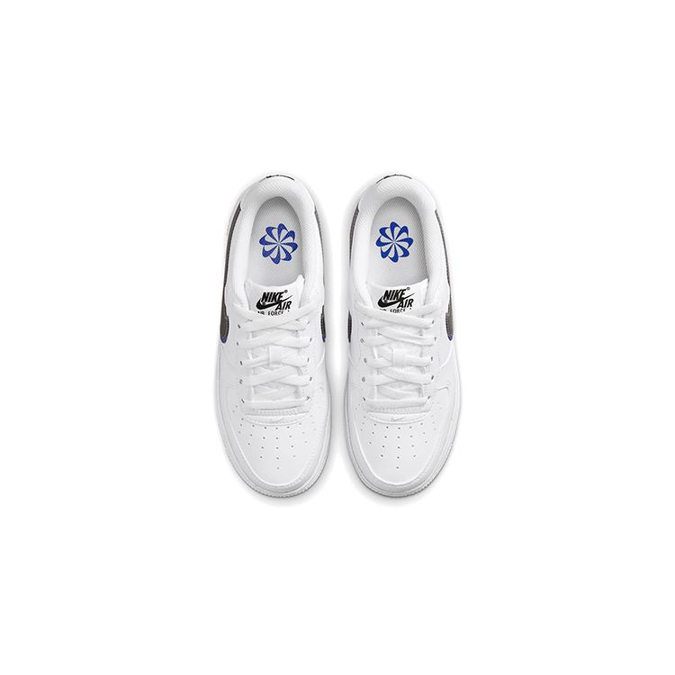 Nike Детские кроссовки Air Force 1 Impact Next Nature GS Double Swoosh White Hyper-Royal Summit-White FD0688-100