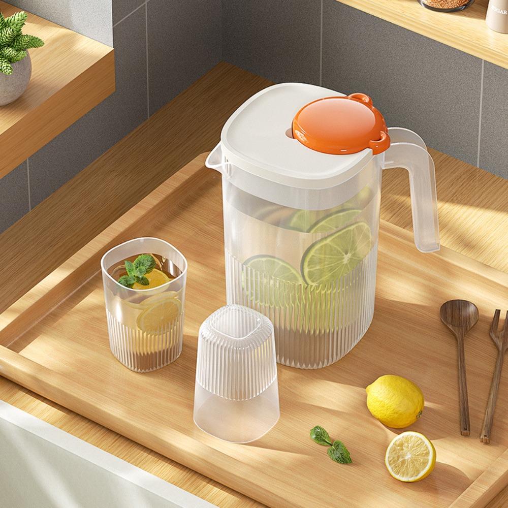 with 4 Cup Cold Kettle Large Capacity Water Jug Drinkware Drink Container  Living Room