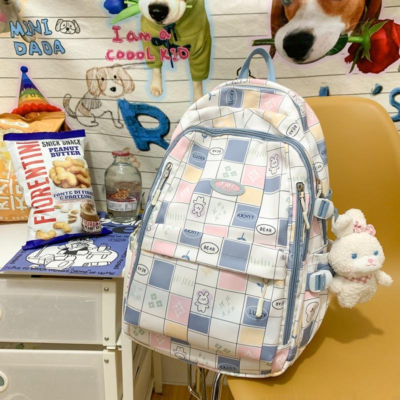 Japanese School Bag Female College Student Cute Graffiti Backpack Fashion Computer Bag Junior High School Student Travel Backpack Tide