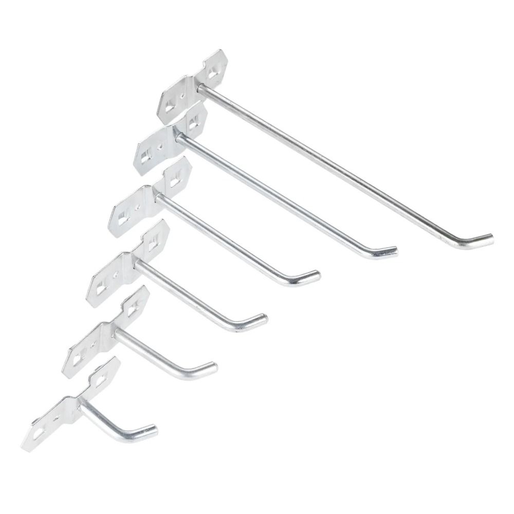 1Pcs Storage Rack Hole Board Hook Hammer/Pliers Pegboard Hook Oblique Hanger for Shop Good Shelf