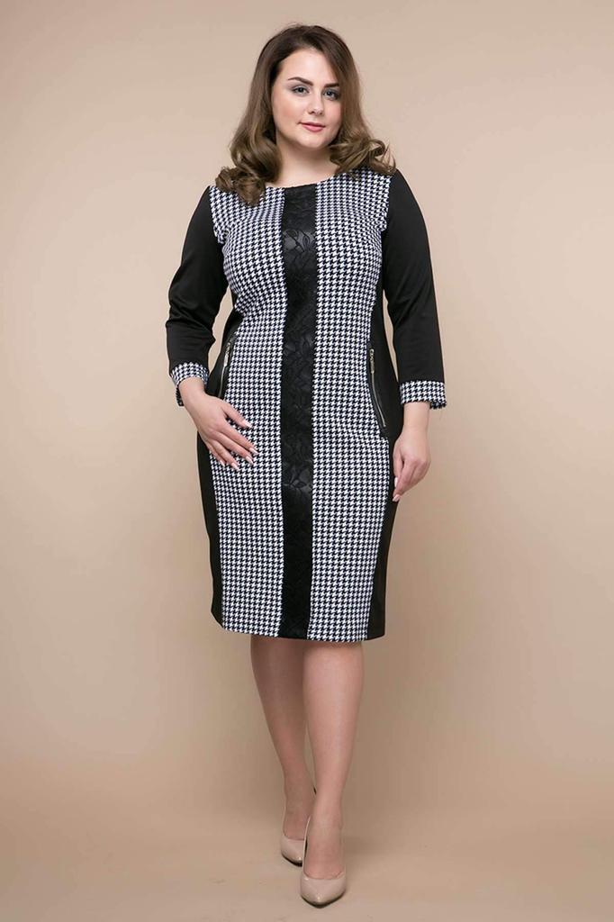 Комбинированное платье из джерси Tatiana ЛОЛА