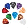 10pcs/set Colorful Plastic Guitar Picks 0.46mm for Musical Performer Gifts
