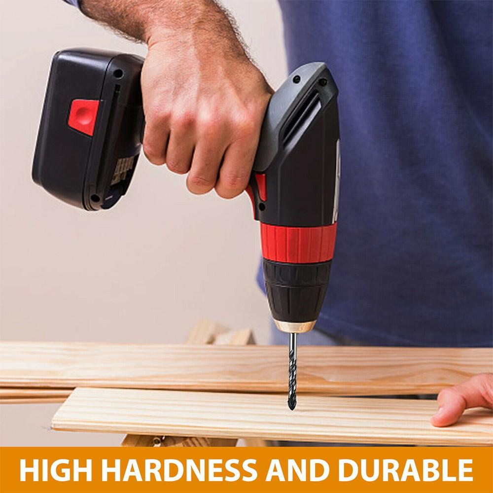 Дрель 7 шт., треугольное сверло для керамики, бетона, стекла