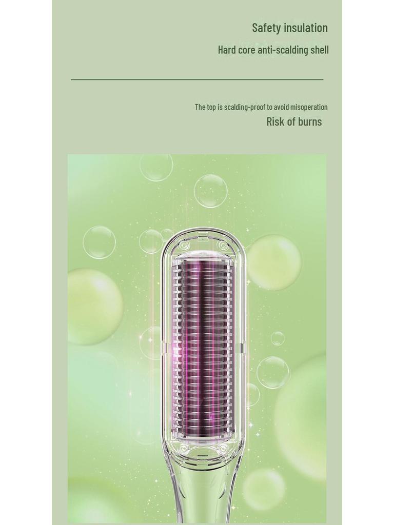Расческа и щипцы для завивки волос с двойным действием и отрицательными ионами - Ленивая плойка для выпрямления и завивки волос