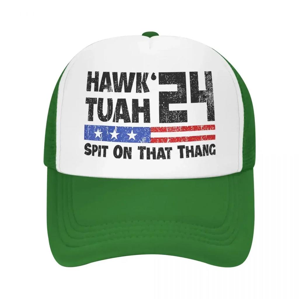 Adult Hawk Tuah 24 Spit On That Thang Trucker Hats HipHop Mesh Baseball Caps Dad Hat Trucker Hat Adjustable Trucker Cap Spring