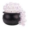 Plastic Witches Brews Cauldron Decoration With Multicolored Light Effect And Wireless Remote For Halloween Festivities