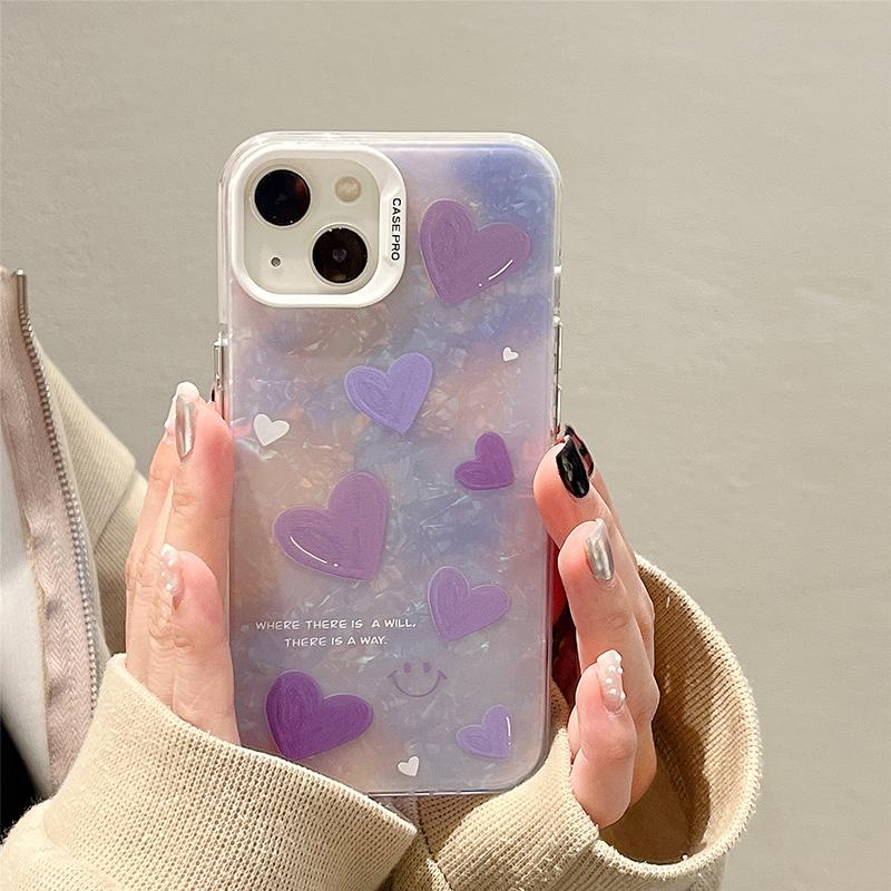 Чехол Sweet Cool Girl Shining Shell Love Heart для Iphone 13 14 11 12 Pro Max 14promax, противоударный чехол для телефона