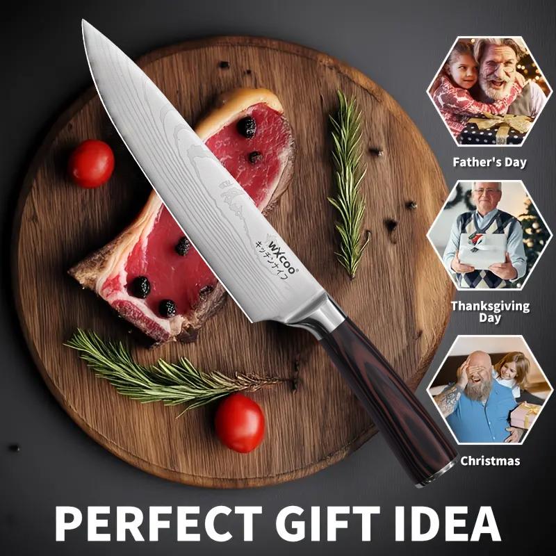 Stainless Steel Kitchen Knife, Forged Boning Knife Professional Chef Knife Handmade Meat Cleaver Butcher Knife