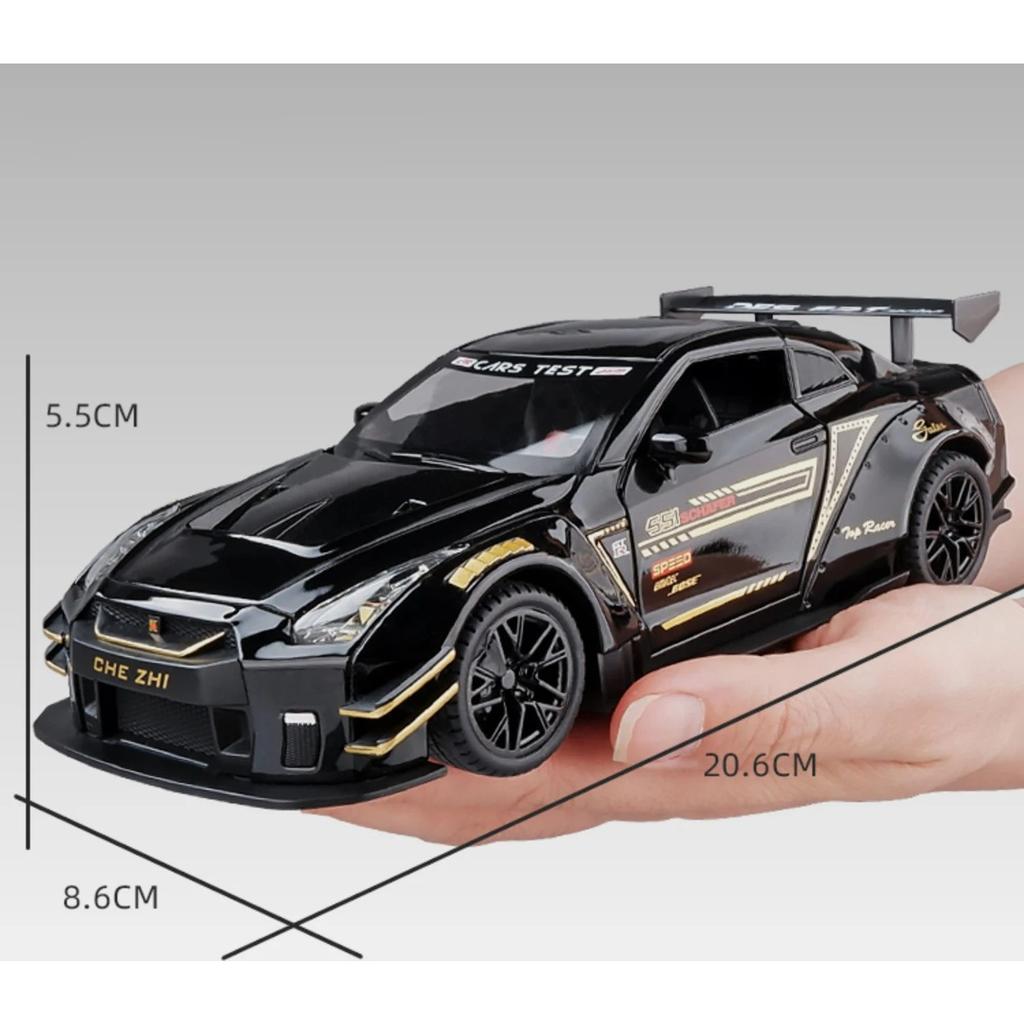 1/24 NISSAN Skyline Are GTR R35 Wide Body Race Alloy Car Model Diecasts Vehicles Refit Racing Toy Cars Детские игрушки Детские игрушки для мальчиков