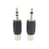 1Pc Audio RCA Jack Connector To Jack 3.5MM Male To RCA Female Mono 2/3 Pole Stereo Adapter Plug for Amplifiers Headphone