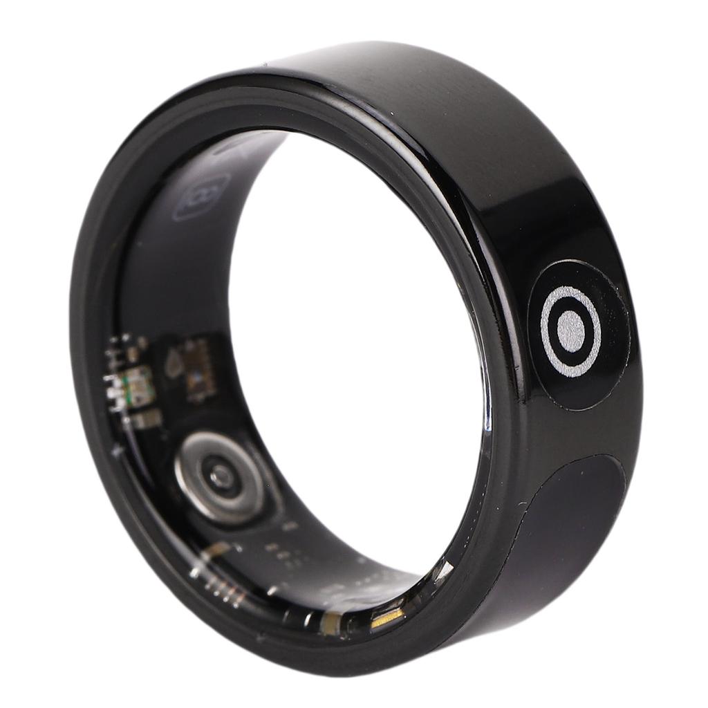 Умное кольцо черное подсчет шагов IP68 водонепроницаемое умное кольцо для сна с сенсорным дисплеем управление жестами для спорта