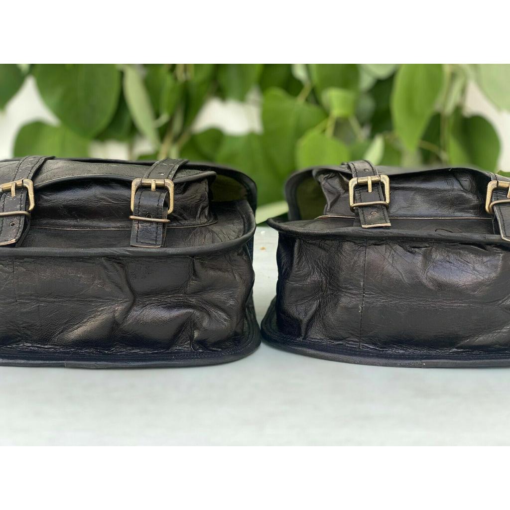 Кожаная сумка для инструментов, не требующая багажа, комбинированный набор 3 в 1, седельная сумка для мотоцикла, подлинная