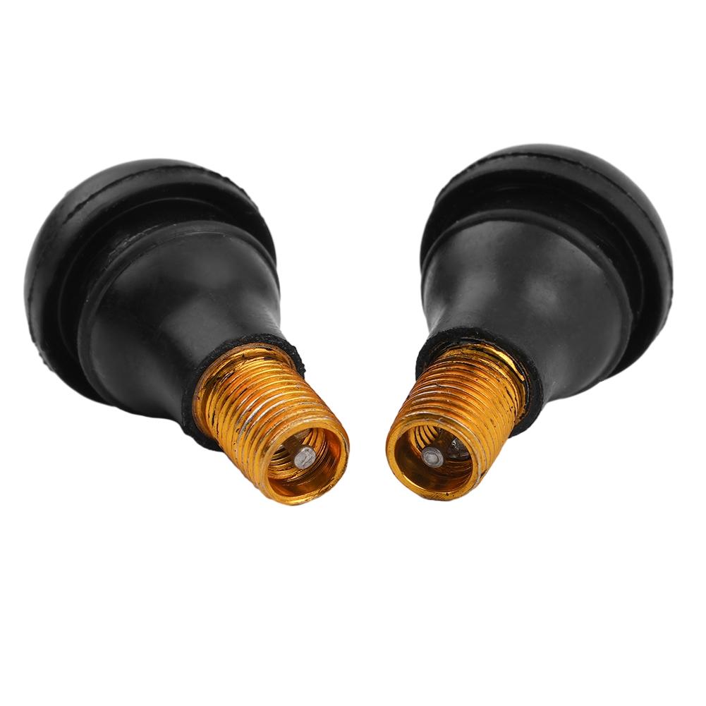 High Quality TR412 Rubber Valve Tubeless Nozzle with Valve Core Set of Four