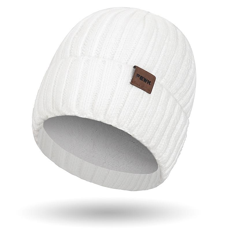 FEWK Зимний очень длинный шарф и шапка - Унисекс Флисовая подкладка Защита от холода Теплая вязка