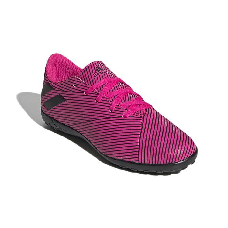 adidas 19.4 Бутсы для искусственного покрытия J Удобные Нескользящие Износостойкие Низкие Детские Футбольные Бутсы Розово-красные Детские F99936