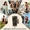 Camouflage Print Stainless Steel Insulated Coffee Tumbler Vacuum Thermal Cup, Portable Leakproof Travel Mug for Outdoor Sports