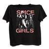 Летняя мода 2026 Модная футболка Мужская Женская Винтажный топ Футболка Spice Girls, Графическая футболка поп-группы 90-х, Оверсайз футболка Spice World Tour