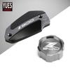 Motorcycle Accessories Front & Rear Fluid Reservoir Cover Cylinder Reservoir Brake Cap For Kawasaki Z900 Z 900 2017-