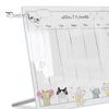 Message Board For Kids Acrylic Desktop Small Whiteboard Calendar Daily Planner Writing Learning Weekly Planning with Stand Office Reminder Display