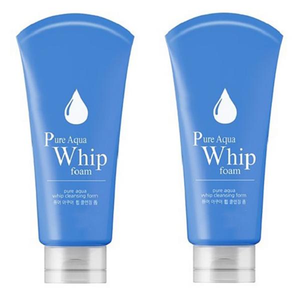 C2Y Очищающая пенка Natural Island Pure Whip (220 мл x 2 шт.) Aqua, Volcanic, 2 типа