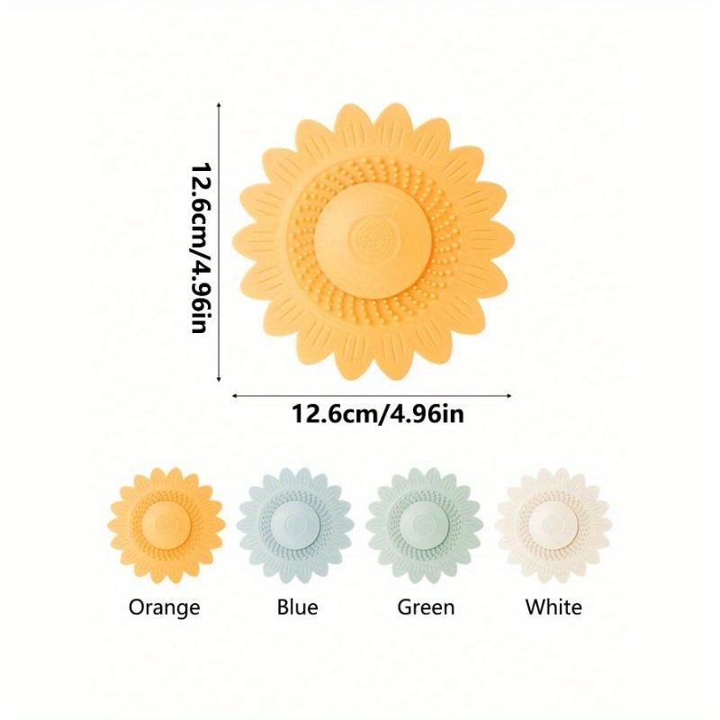 1 шт. Сетка для слива раковины нажимного типа, Крышка для слива в полу, Заглушка для слива против запаха, Уловитель волос, Крышка для слива душа, Фильтр для раковины с цветочным дизайном