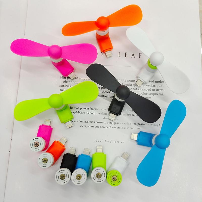 2In1 Mini Portable Mobile Phone Fan Cooler For Android For Iphone For Samsung For Huawei For Ipad