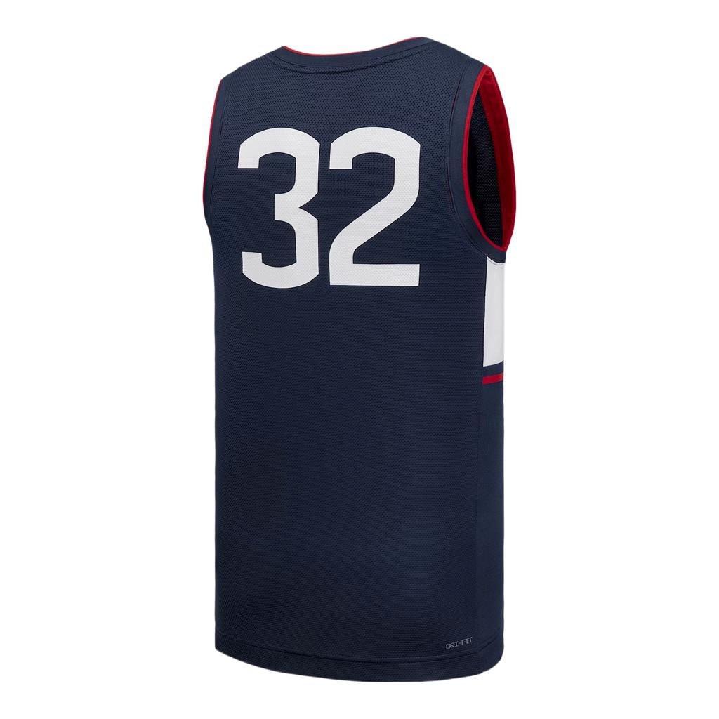 Nike Реплика Коннектикута Простая Удобная Мягкая Баскетбольная Майка Мужские Топы P32818UCON25-NVY